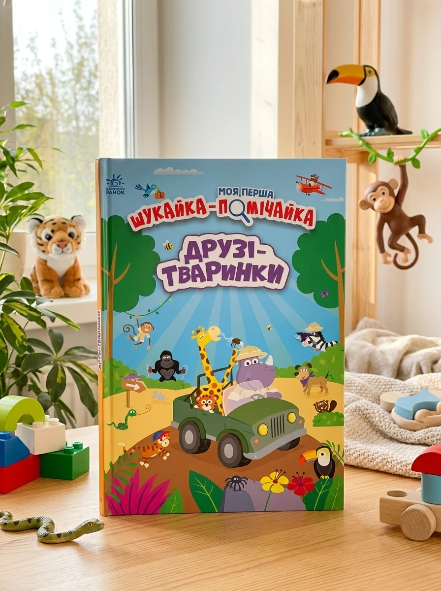 Моя перша шукайка-помічайка. Друзі-тваринки — Дитяча література
