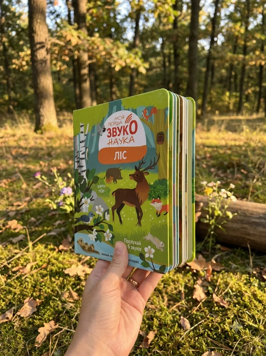 Моя перша звуконаука. Ліс, обкладинка