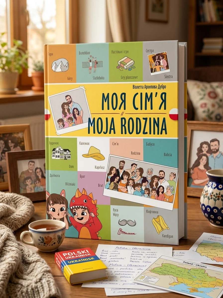 Моя сім’я. Moja rodzina. Українсько-польська — Вивчення мов