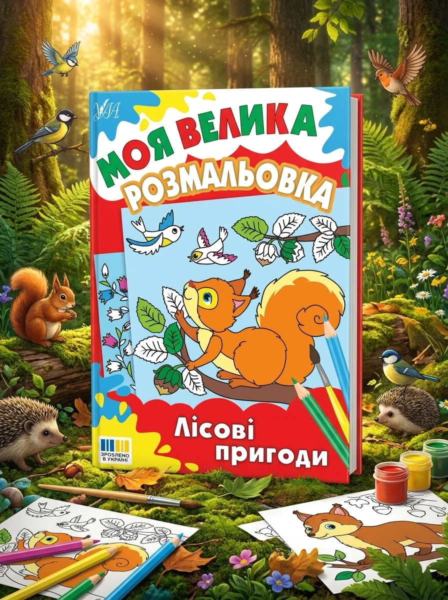 Моя велика розмальовка. Лісові пригоди