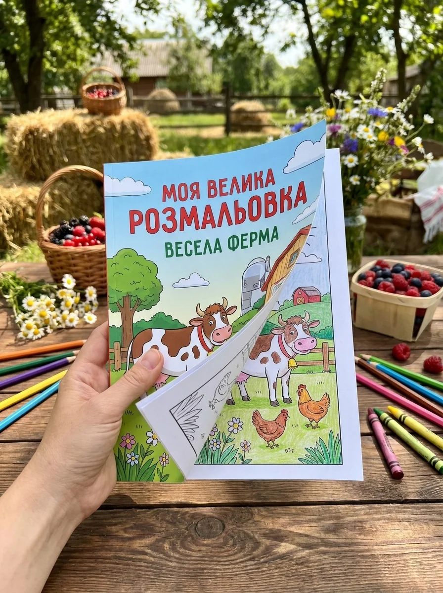 Моя велика розмальовка. Весела ферма — фото 2