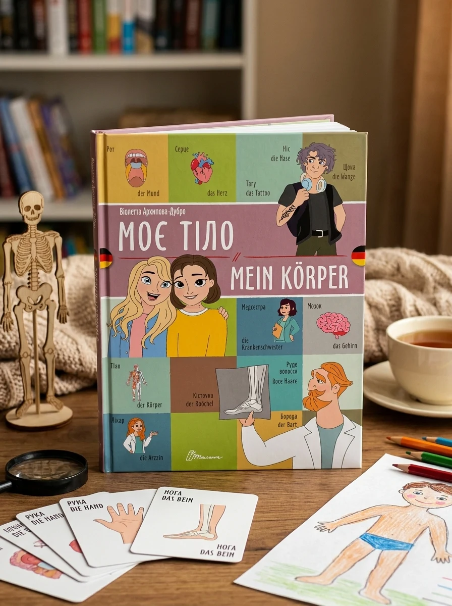 Моє тіло. Mein körper, — Дитяча література