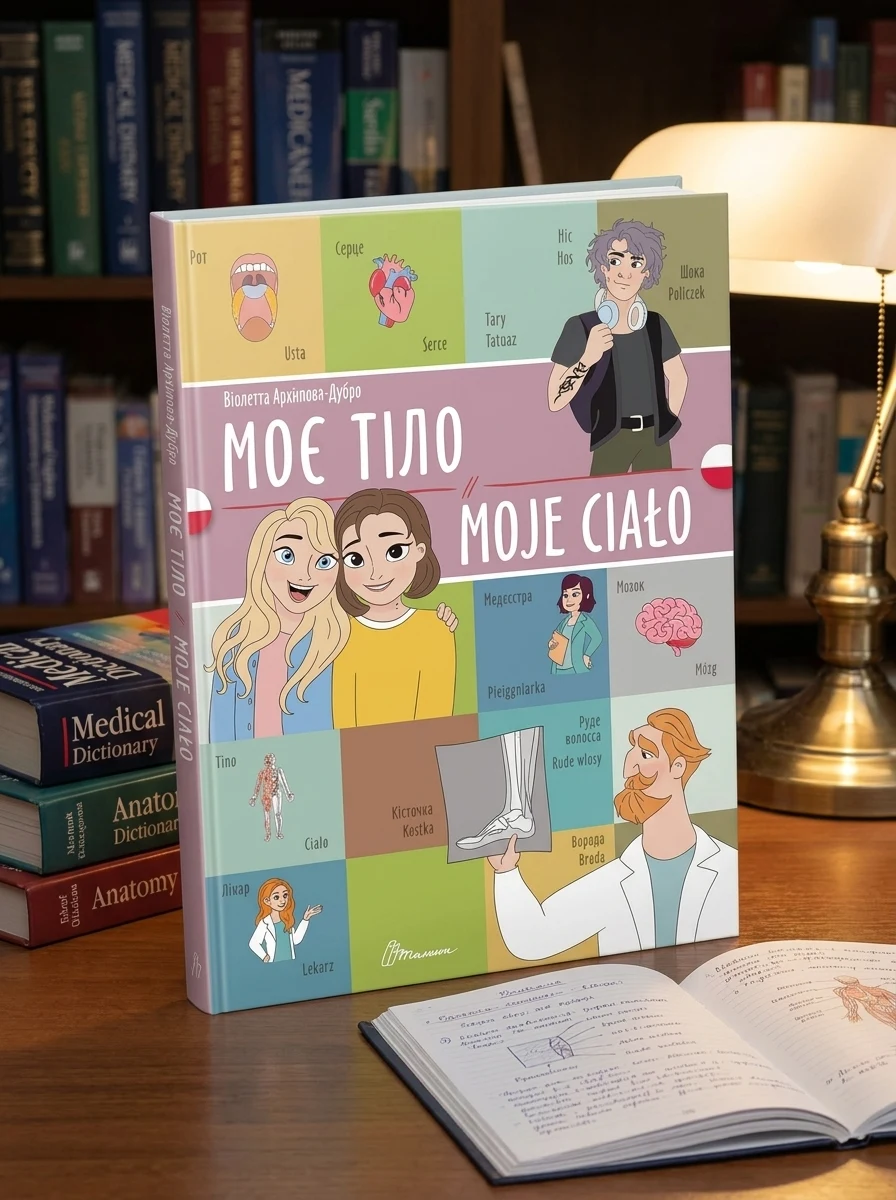 Моє тіло. Moje сiało. Українсько-польська, — Вивчення мов
