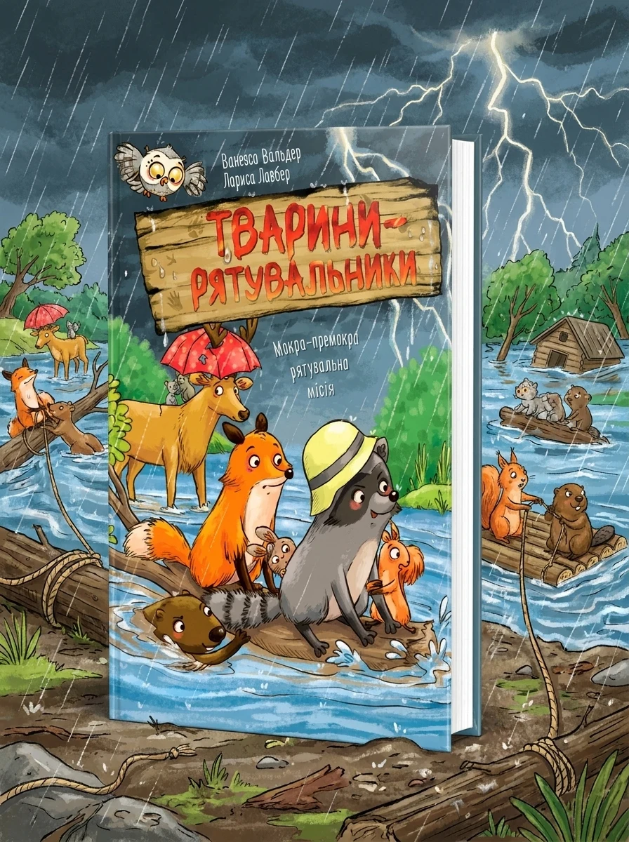 Мокра-премокра рятувальна місія (Тварини-рятувальники #2) — Художня література