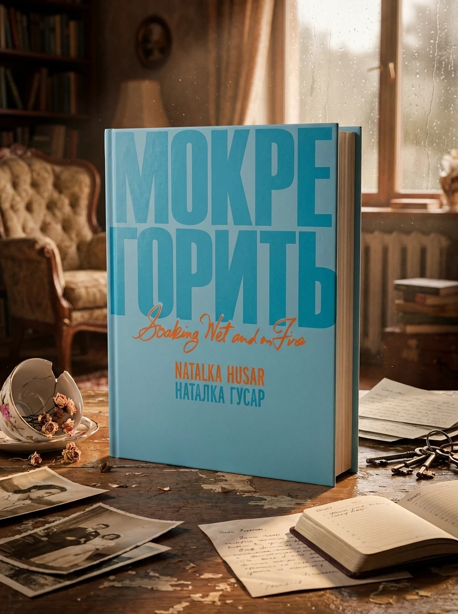 Мокре горить — Художня література
