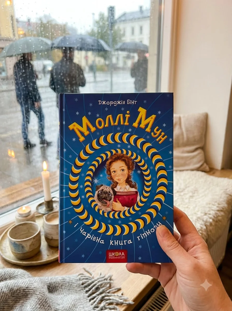 Моллі Мун і чарівна книга гіпнозу — Дитяча література