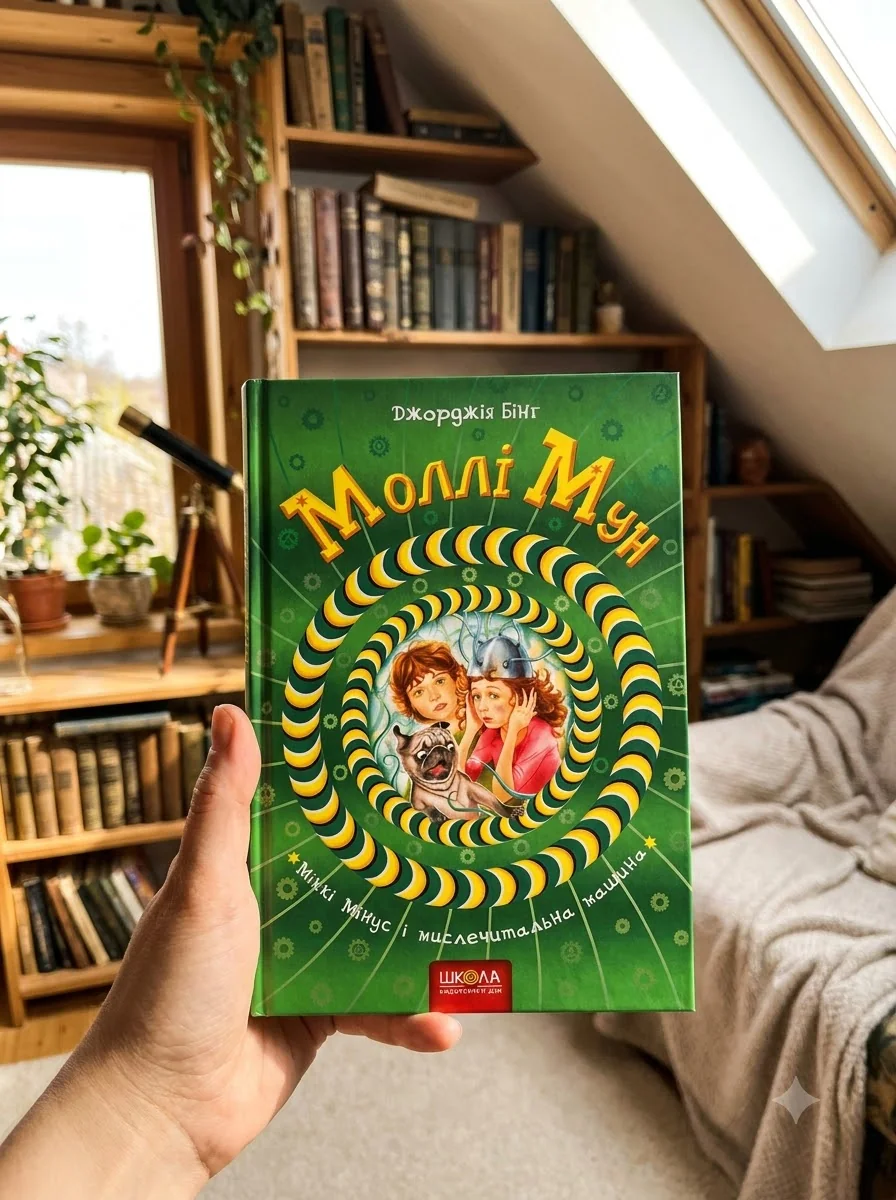 Моллі Мун, Міккі Мінус і мислечитальна машина — Дитяча література