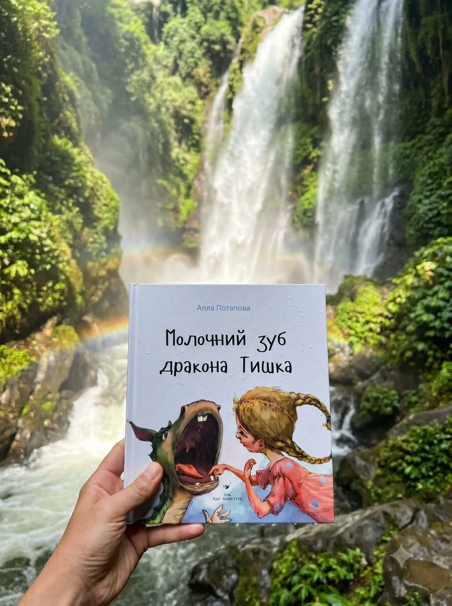 Молочний зуб дракона Тишка — Потапова А., обкладинка