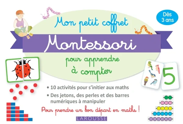 Mon petit coffret Montessori pour apprendre а compter,