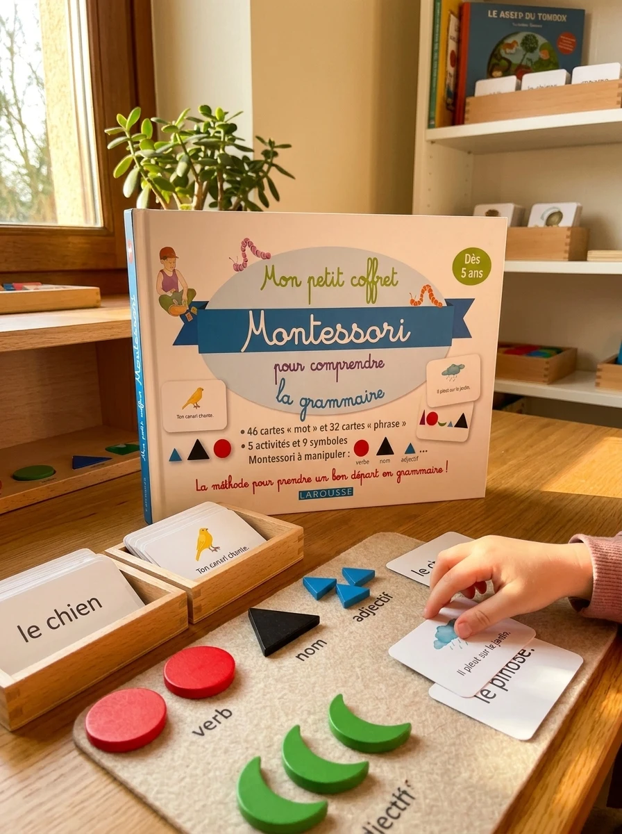 Mon petit coffret Montessori pour comprendre la grammaire — Вивчення мов