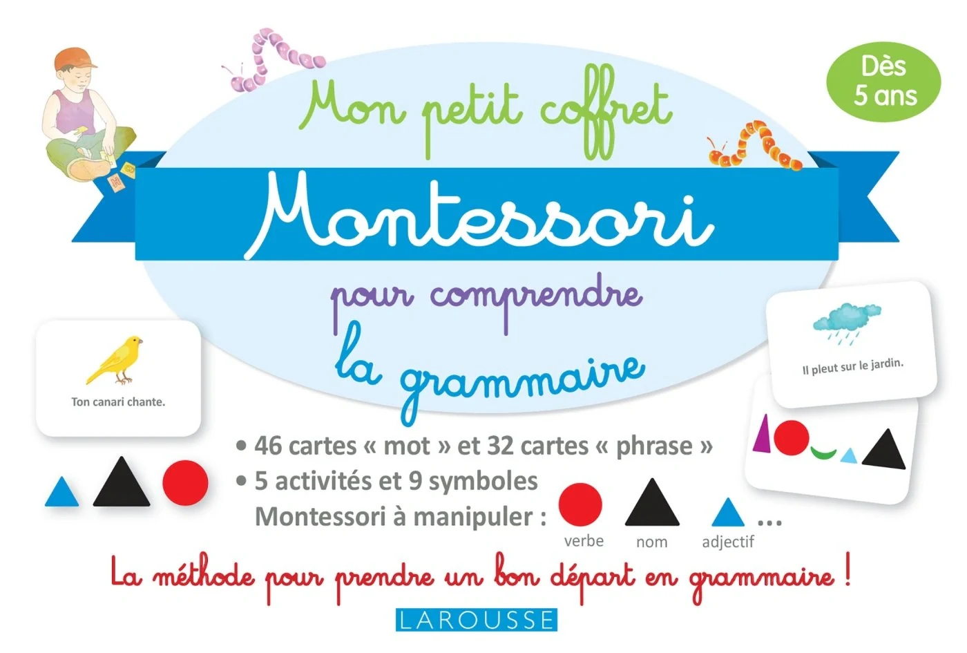 Mon petit coffret Montessori pour comprendre la grammaire,