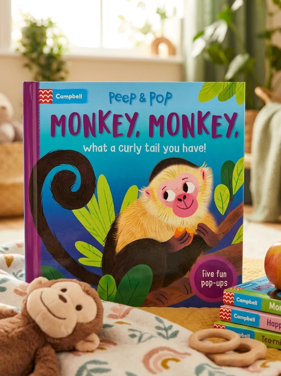Monkey, Monkey, What A Curly Tail You Have!, обкладинка