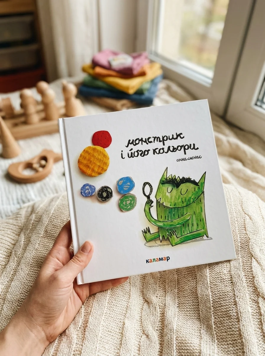 Монстрик і його кольори — Дитяча література