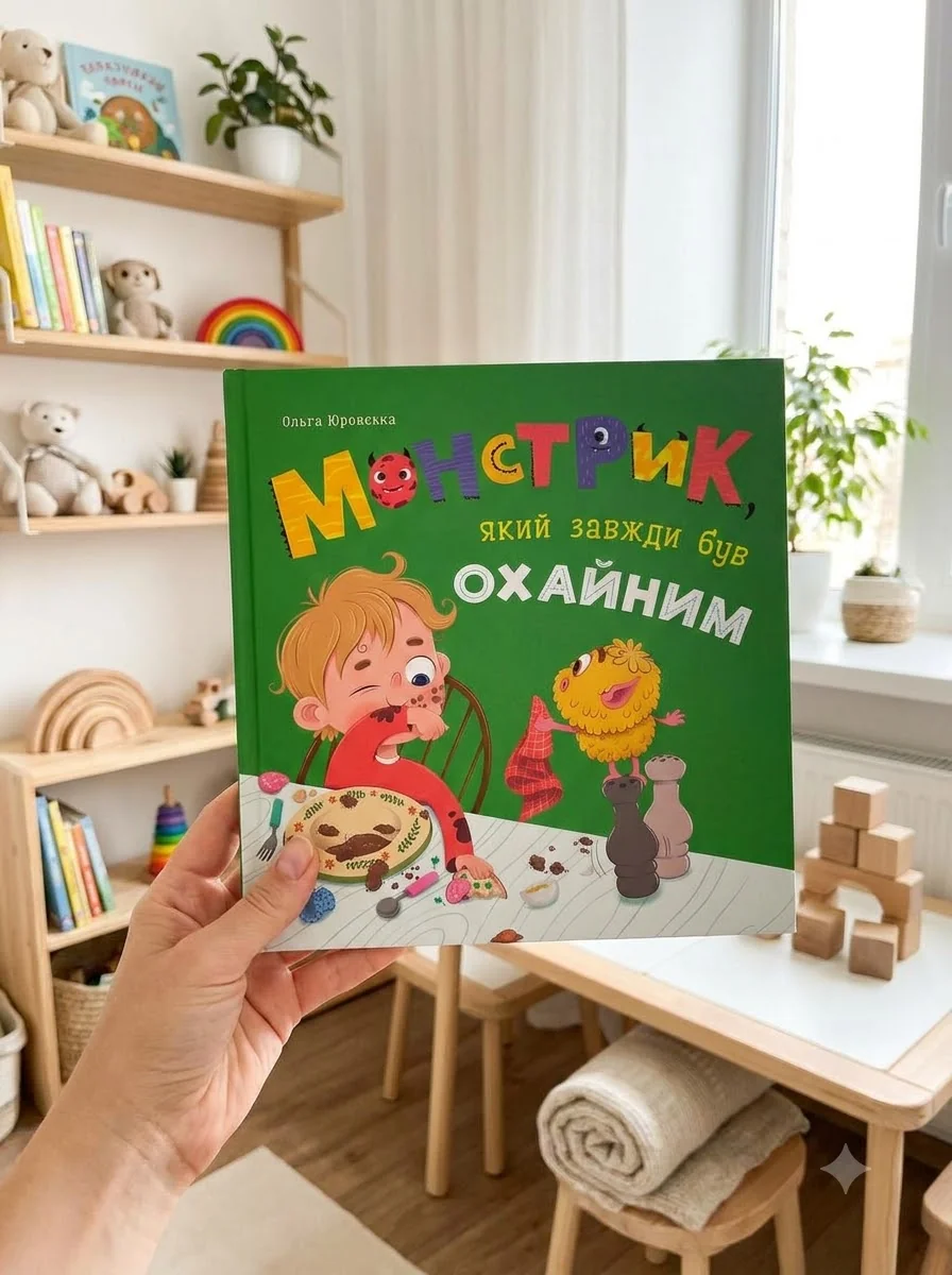 Монстрик, який завжди був охайним — Дитяча література