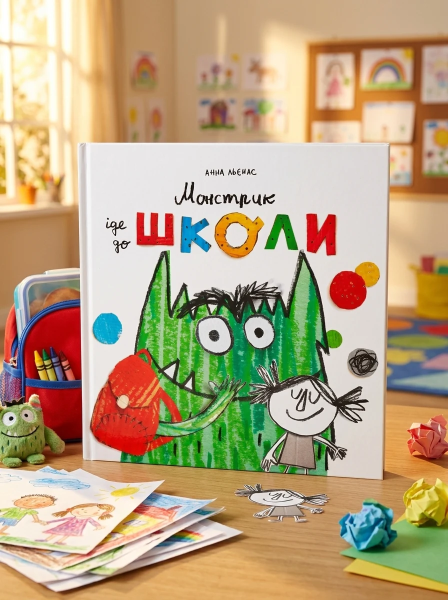 Монстрик іде до школи