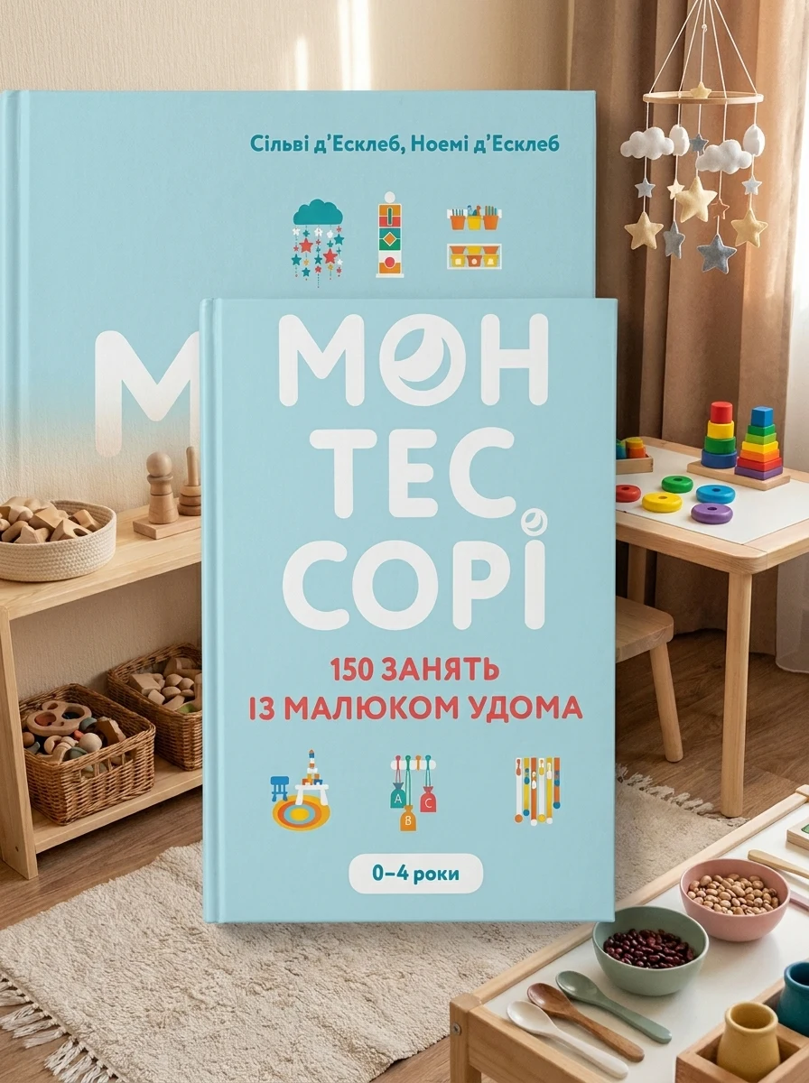 Монтессорі. 150 занять із малюком удома. 0–4 роки — Книги для турботливих батьків