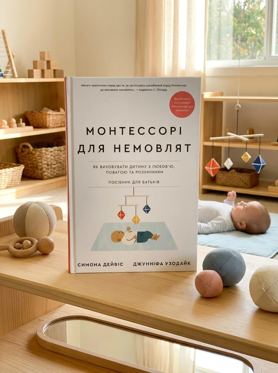 Монтессорі для немовлят. Як виховувати дитину з любов’ю, повагою та розумінням. Посібник для батьків