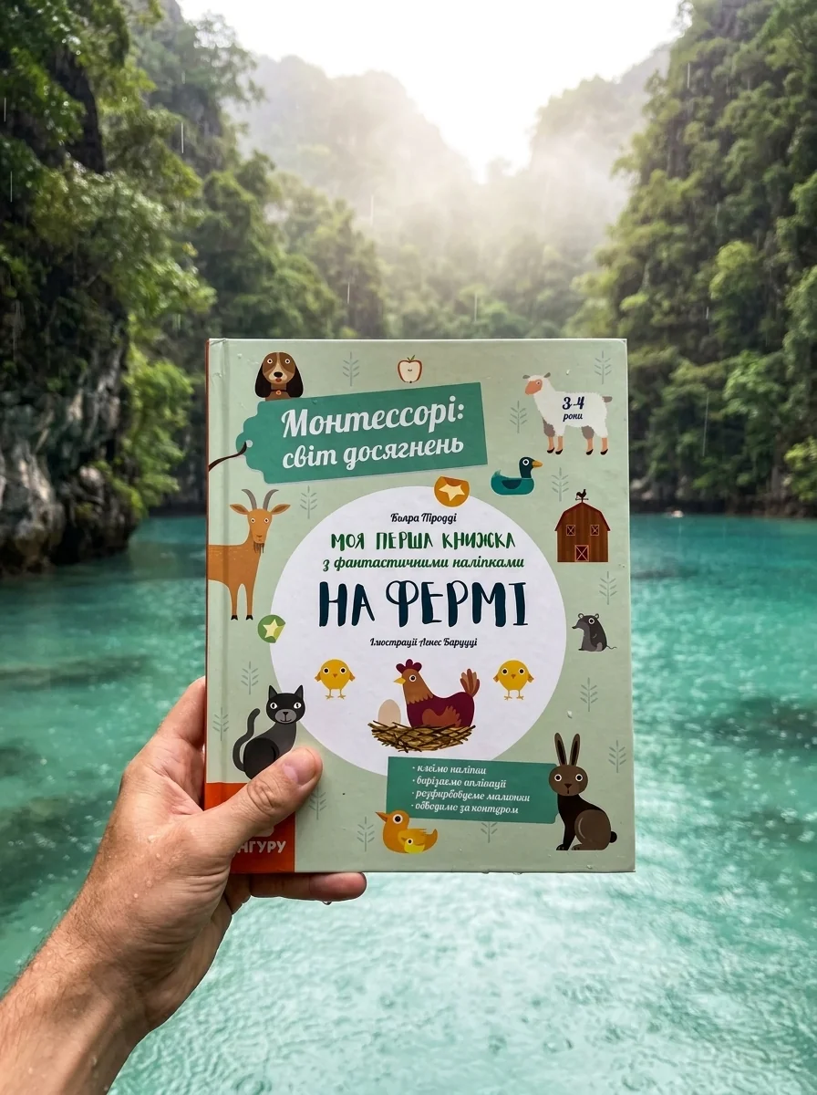 Моя перша книга з фантастичними наліпками. На фермі — фото 2