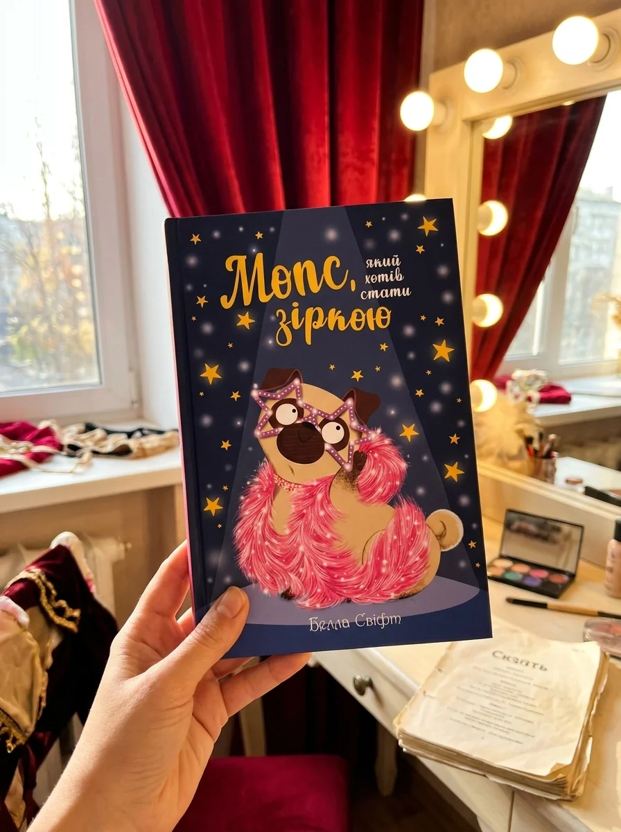 Мопс, який хотів стати зіркою Книжка 7 — Свіфт Белла, обкладинка