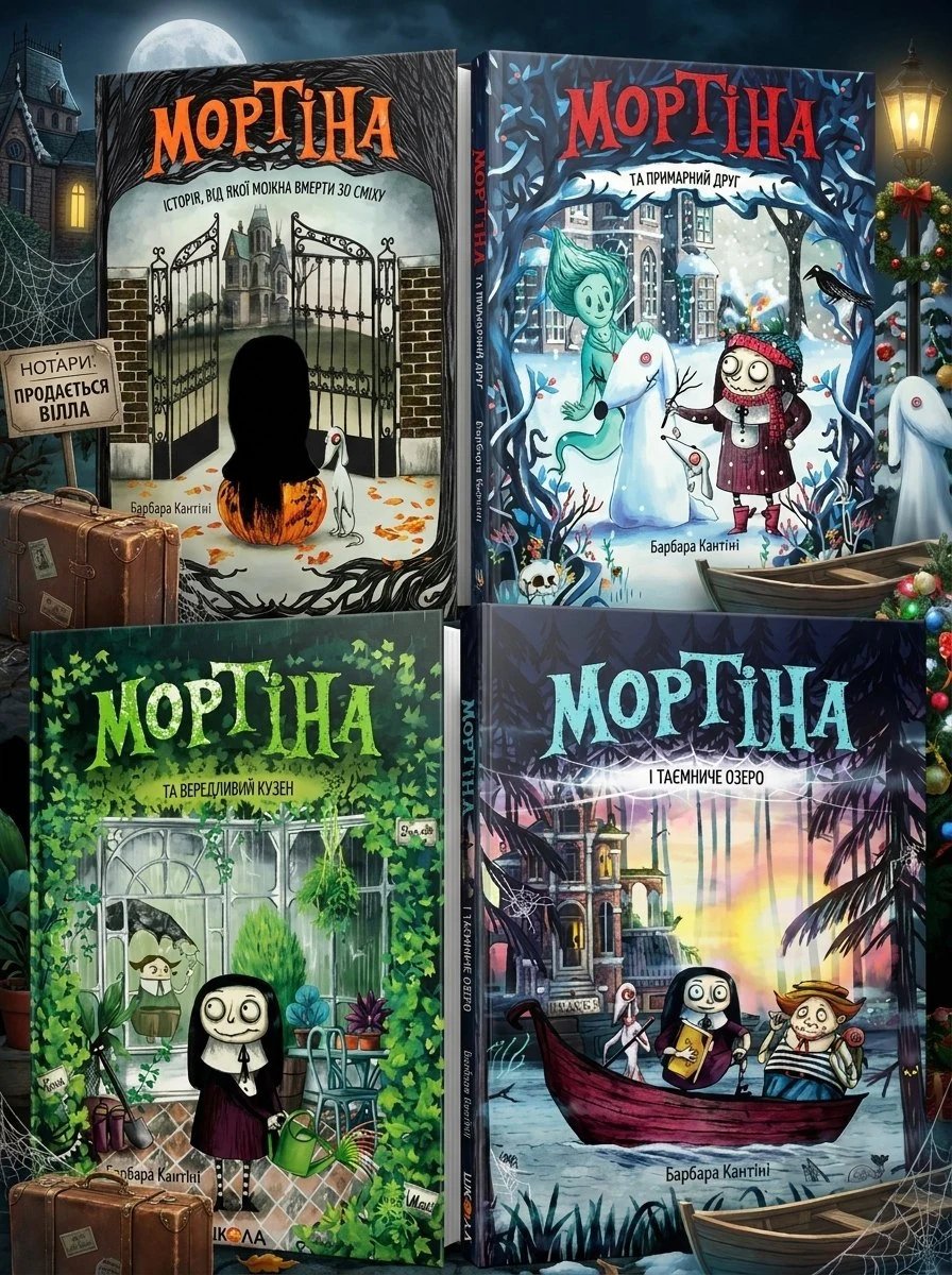 Мортіна. Барбара Кантіні. Комплект із 4 книг, обкладинка