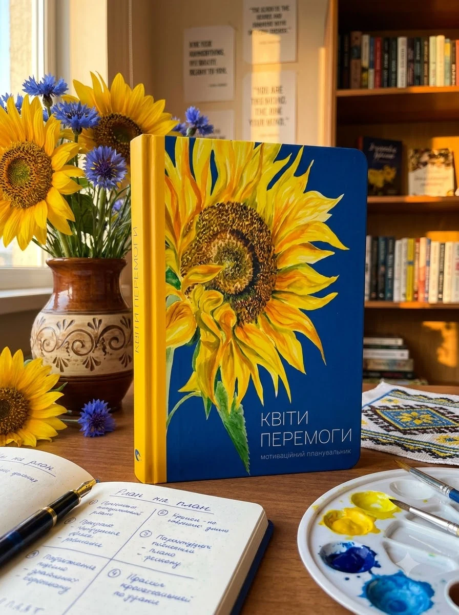 Мотиваційний планувальник «Квіти Перемоги» — Книги для особистісного розвитку