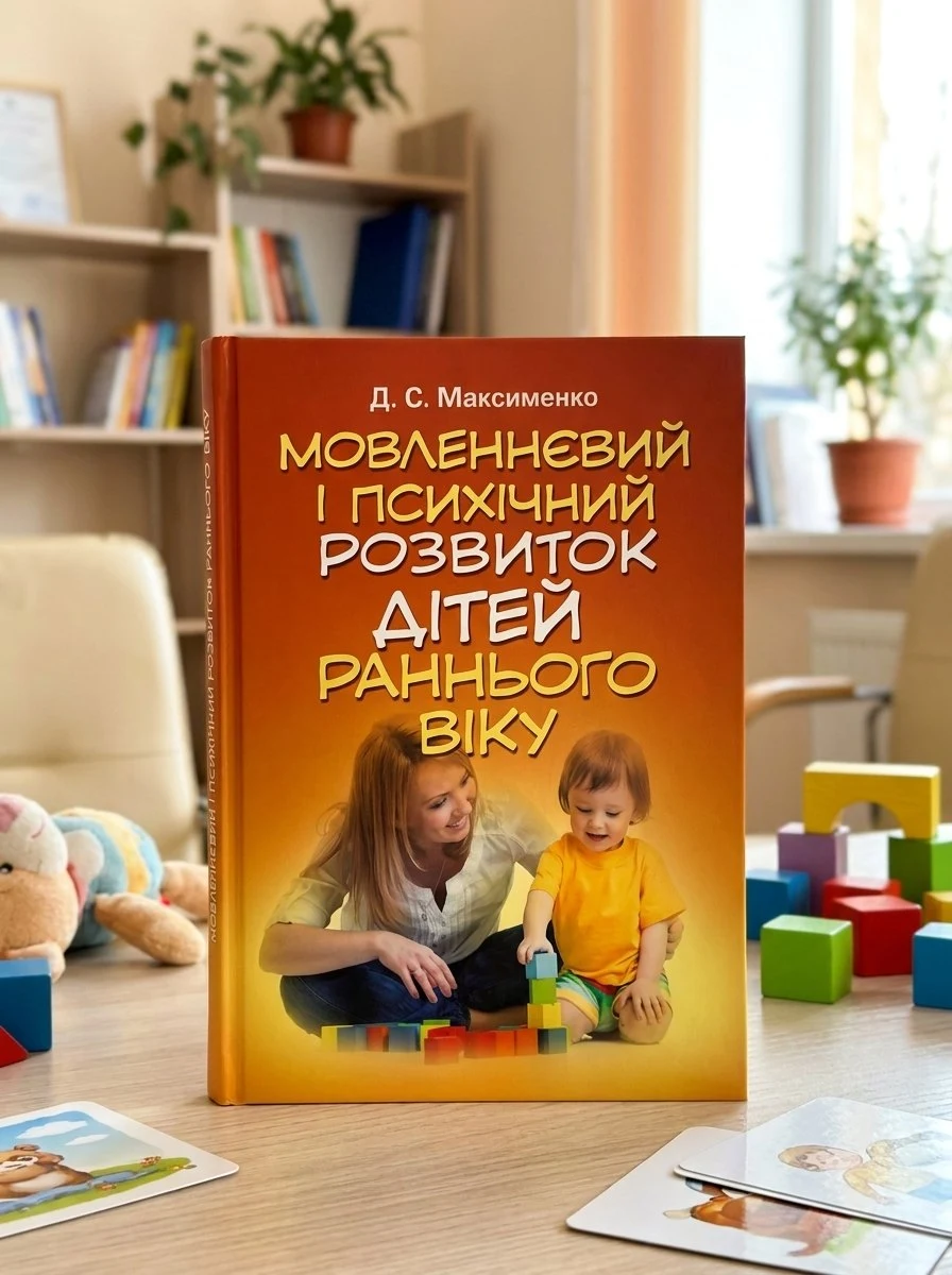 Мовленнєвий і психічний розвиток дітей раннього віку — Максименко Д.С., обкладинка