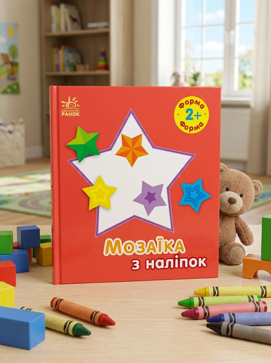Мозаїка з наліпок. Форма. Для дітей від 2 років — фото 2