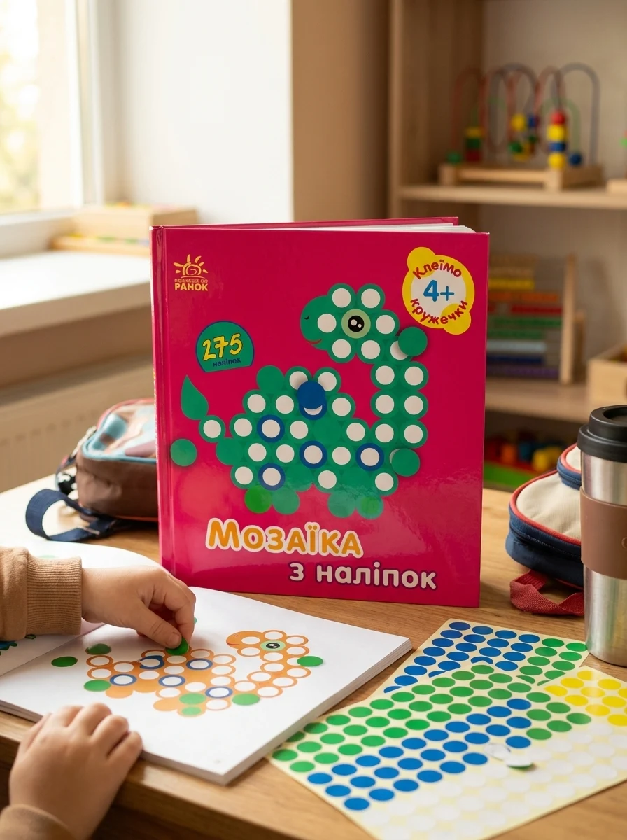 Мозаїка з наліпок. Кружечки. Для дітей від 4 років — фото 2