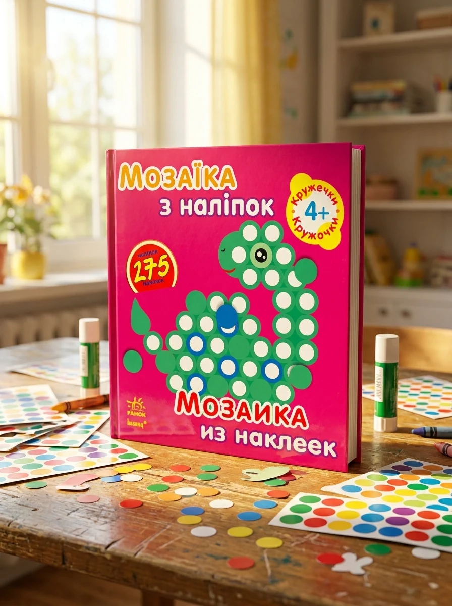 Мозаїка з наліпок. Кружечки — Дитяча література