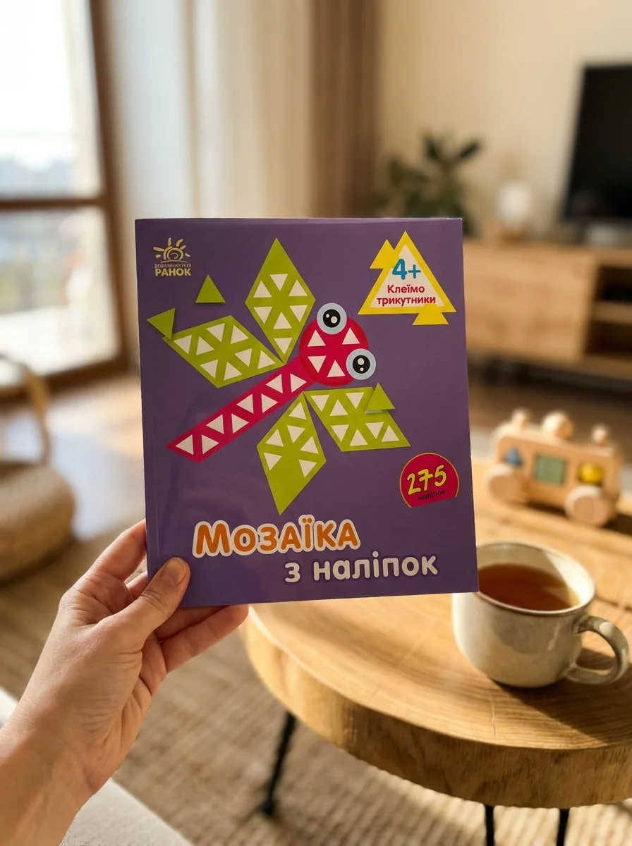 Мозаїка з наліпок. Трикутники. Для дітей від 4 років — фото 2