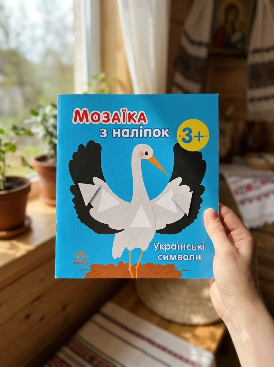 Мозаїка з наліпок. Українські символи — фото 2