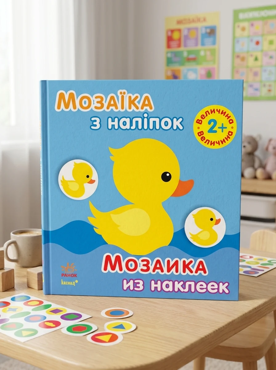 Мозаїка з наліпок. Величина — фото 2