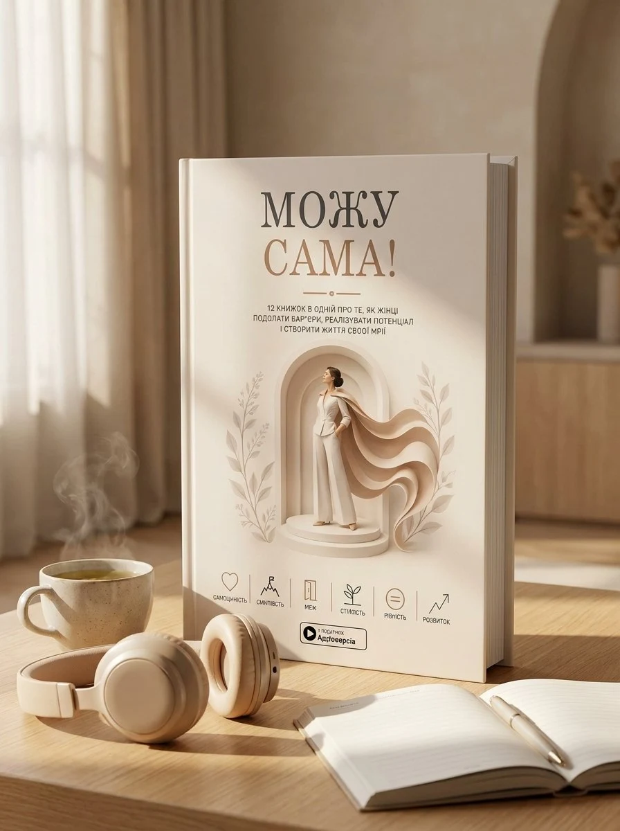 Можу сама. Збірник самарі + аудіокнижка (мяка обкладинка) — Monolith Bizz, обкладинка
