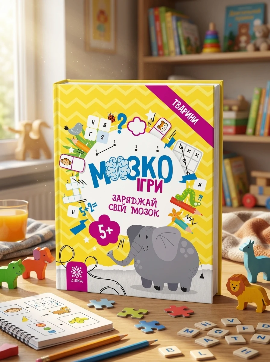 МозкоІгри ''Тварини'' 5+, — Дитяча література
