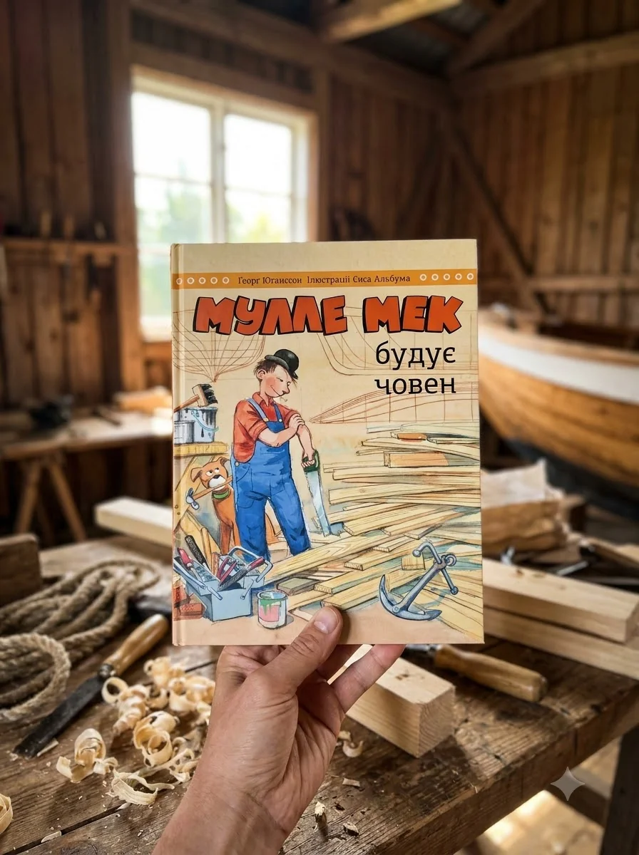 Мулле Мек будує човен — Дитяча література