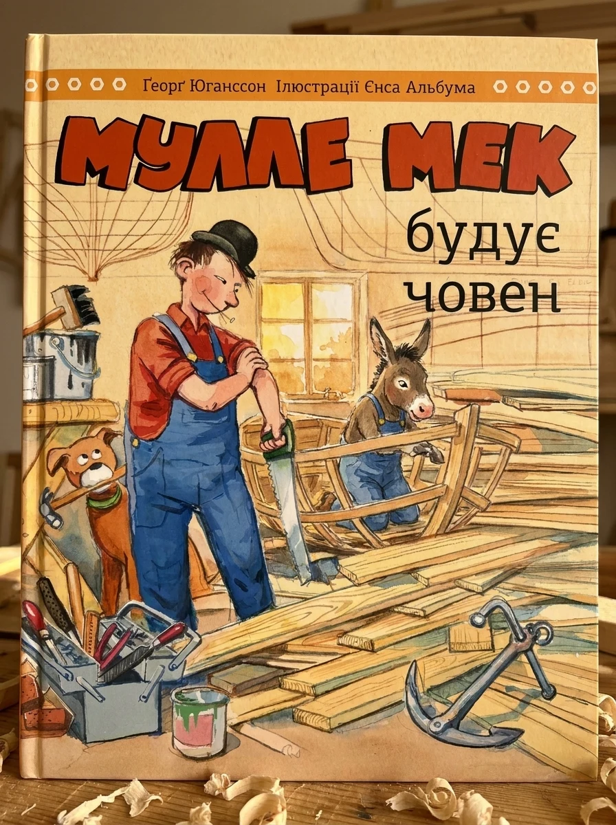 Мулле Мек будує човен — Дитяча література