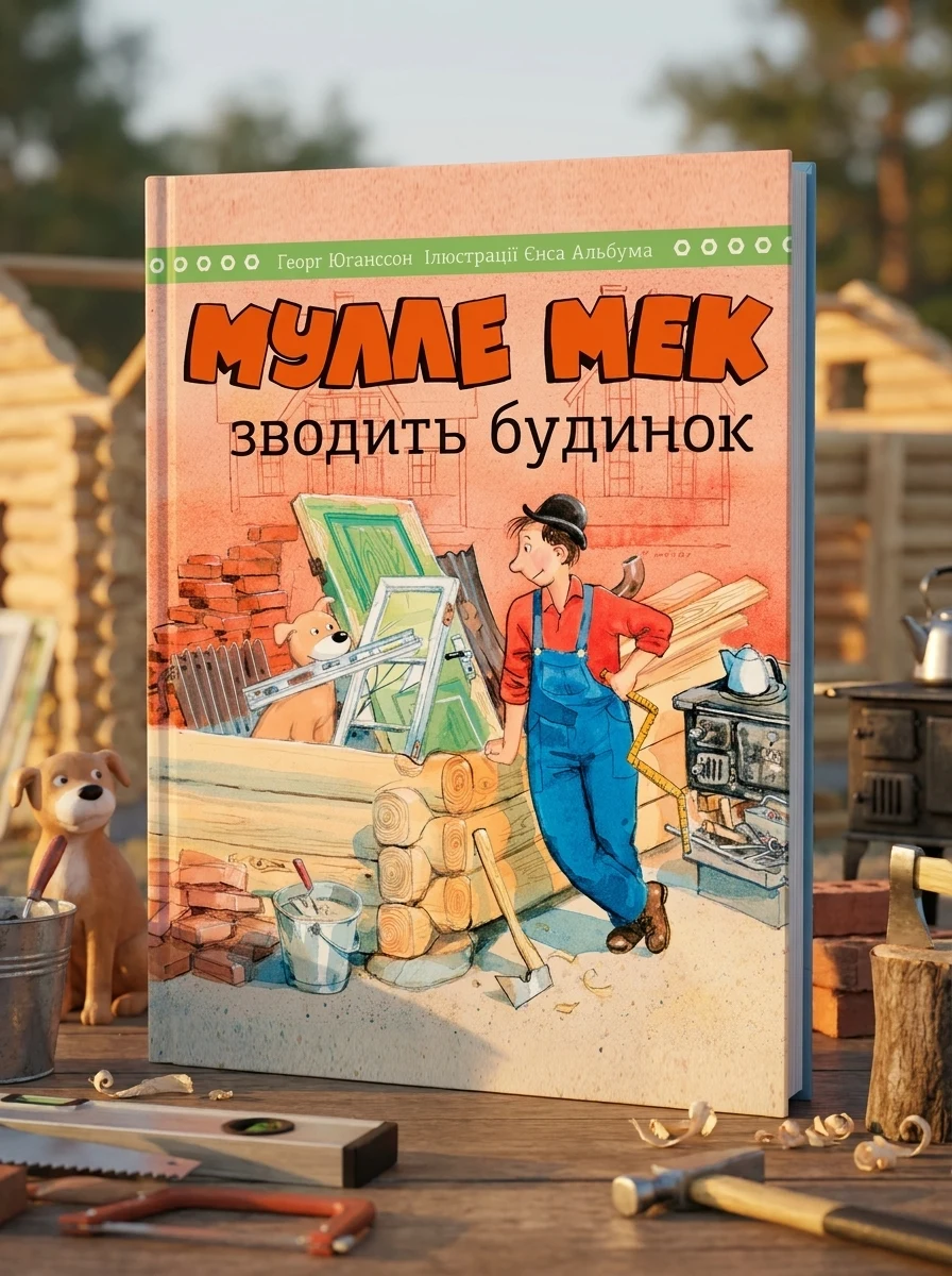 Мулле Мек зводить будинок — Дитяча література
