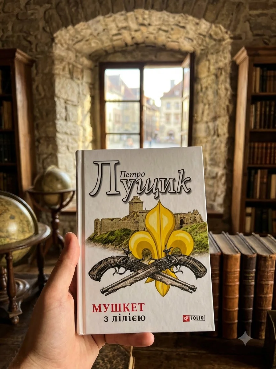 Мушкет з лілією — Художня література