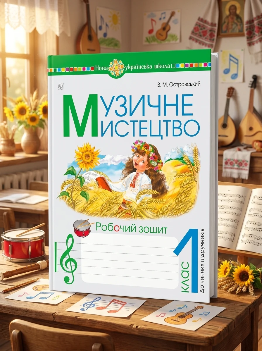 Музичне мистецтво. 1 клас. Робочий зошит — Вивчення мов