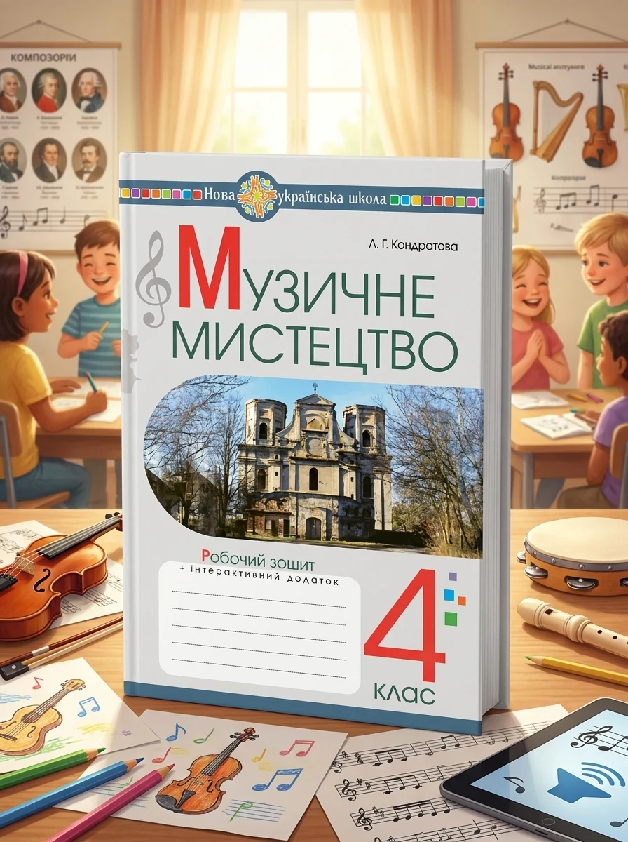 Музичне мистецтво. 4 клас. Робочий зошит — Дитяча література