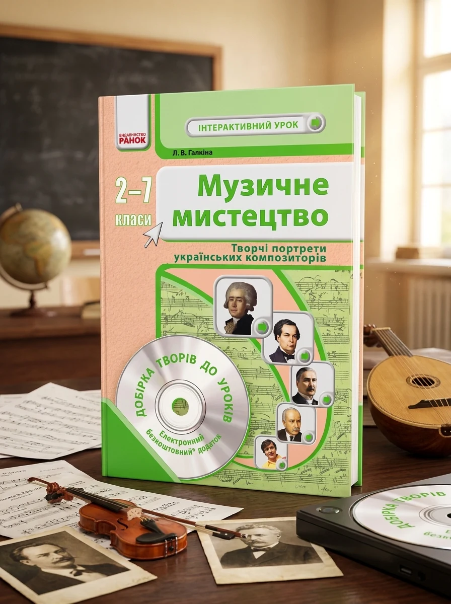 Музичне мистецтво. Творчі портрети українських композиторів. 2-7 класи — Дитяча література