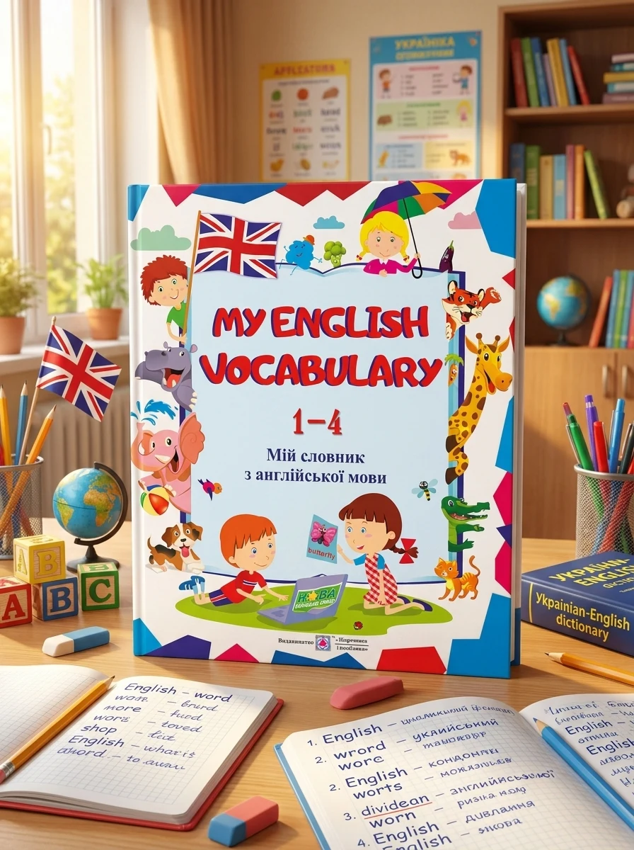 My English Vocabulary. Мій словник з англійської мови. 1-4 класи