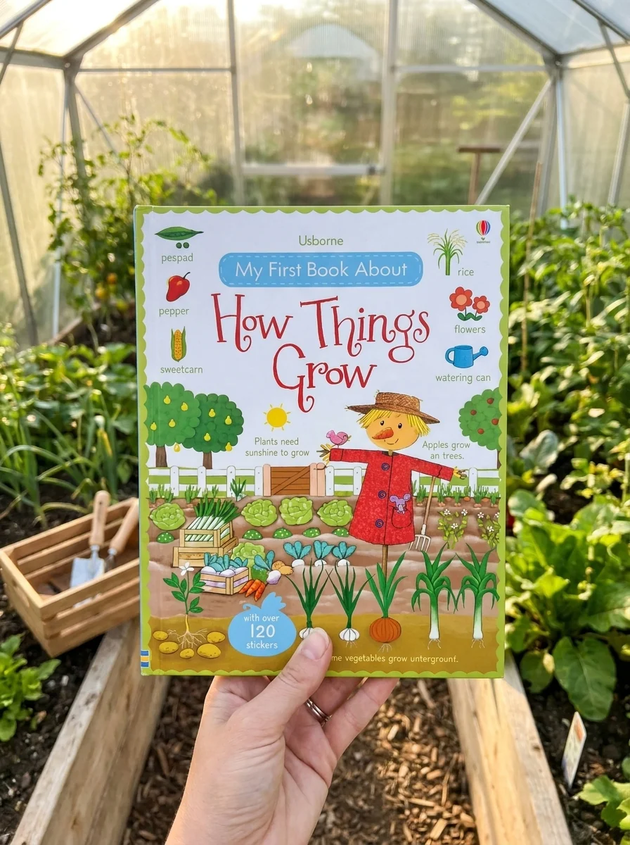 MY FIRST BOOK ABOUT HOW THINGS GROW — Розалінда Боннет, обкладинка