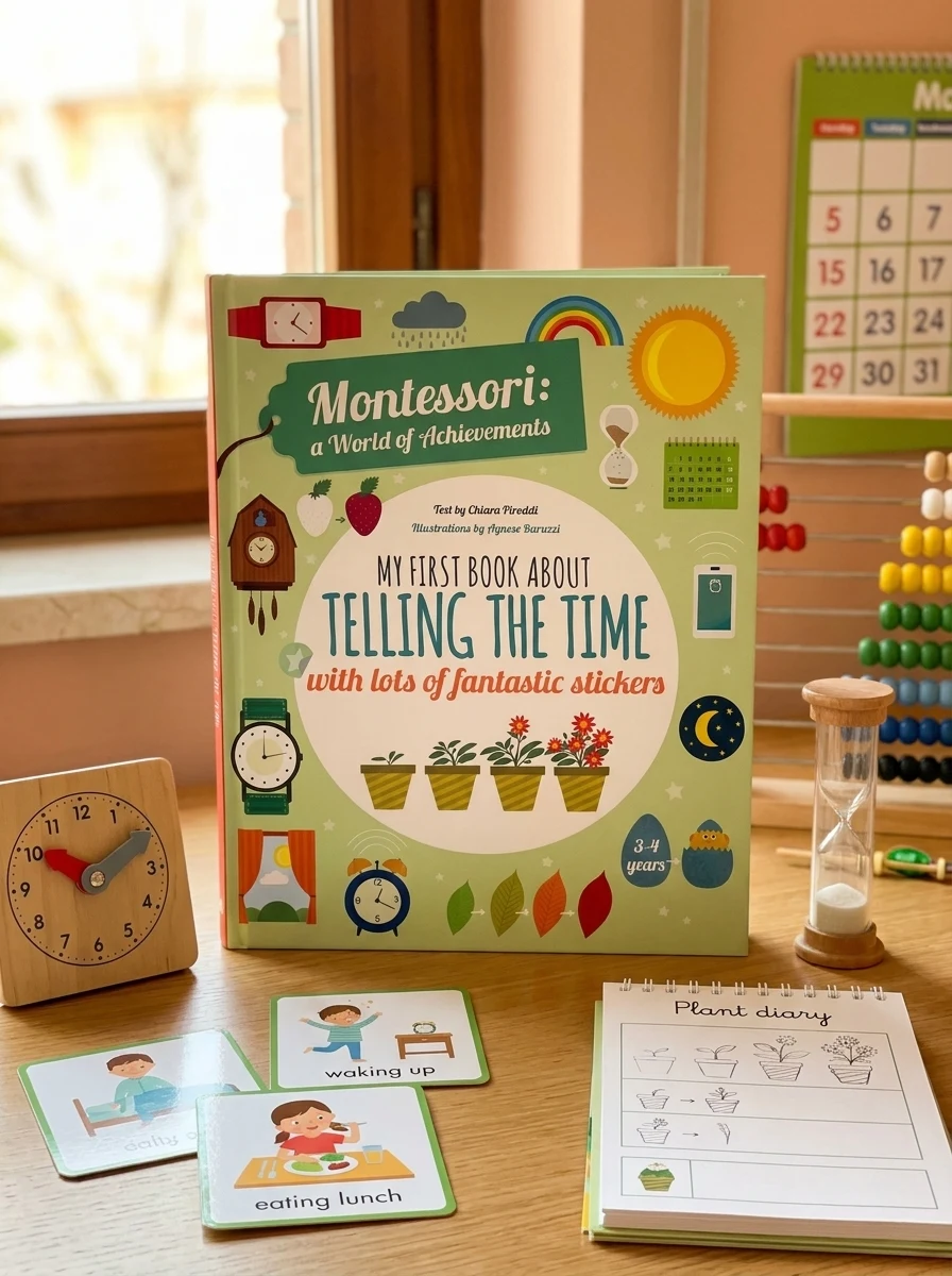 My First Book About Telling the Time: Montessori Activity Book — Дитяча література