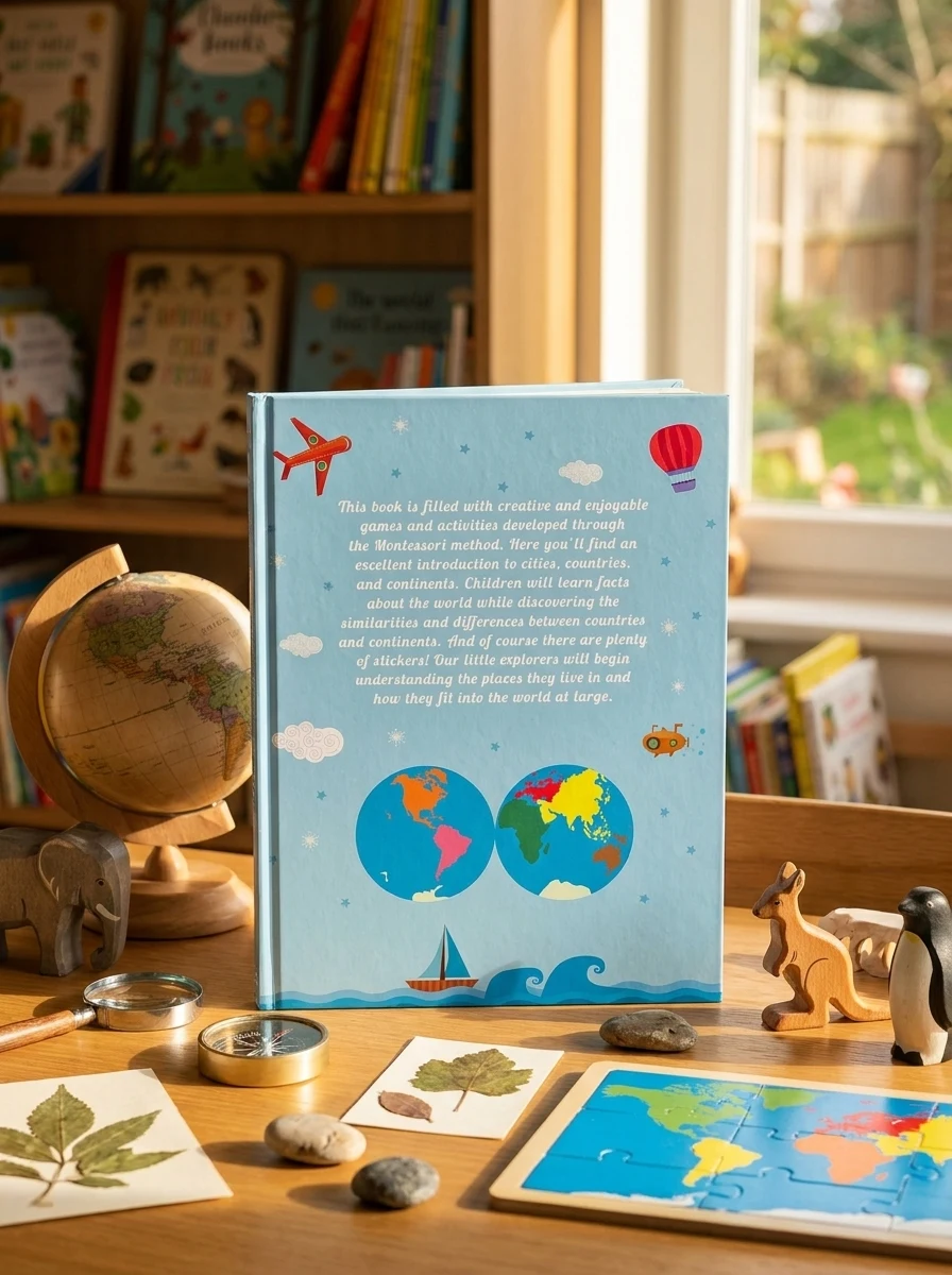 My First Book About the World: Montessori Activity Book — Дитяча література