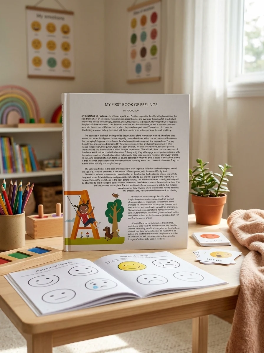 My First Book of Feelings: Montessori Activity Book