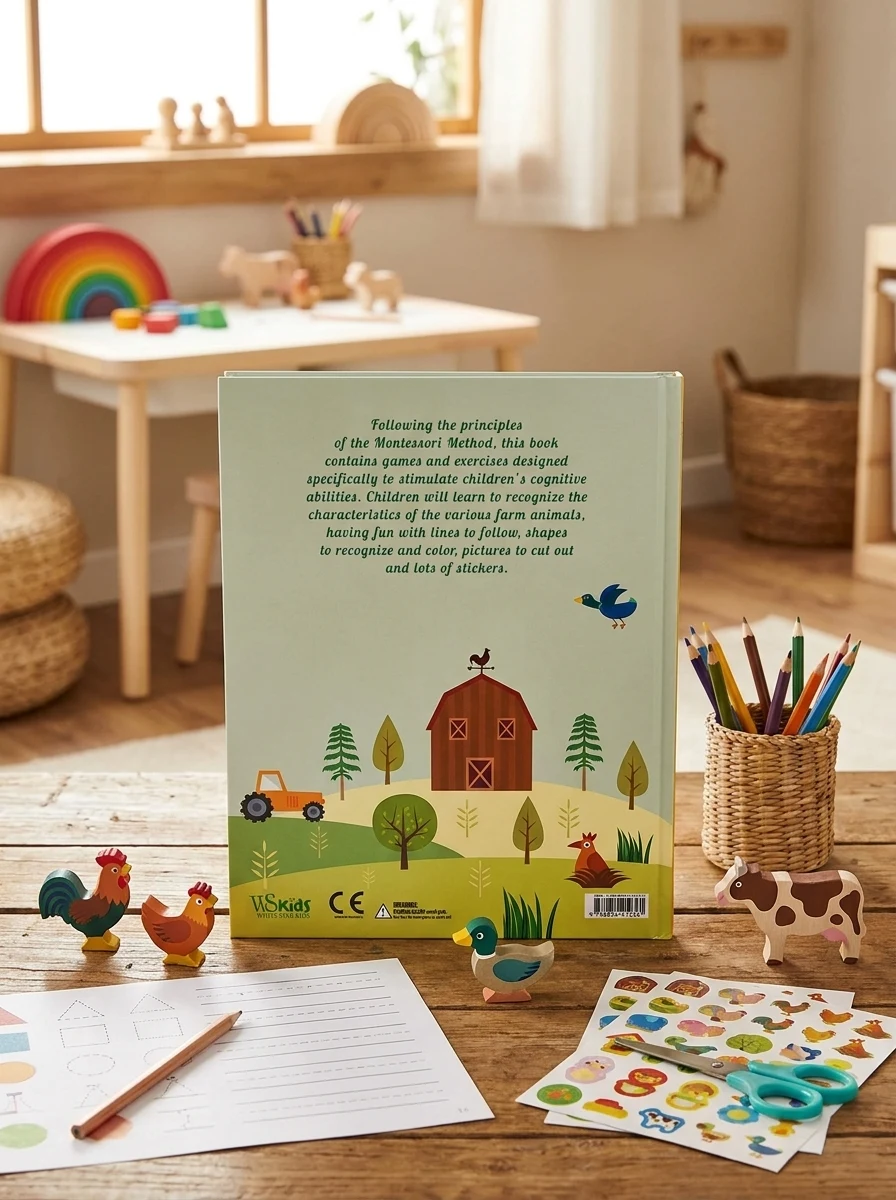 My First Book of the Farm: Montessori Activity Book — Дитяча література