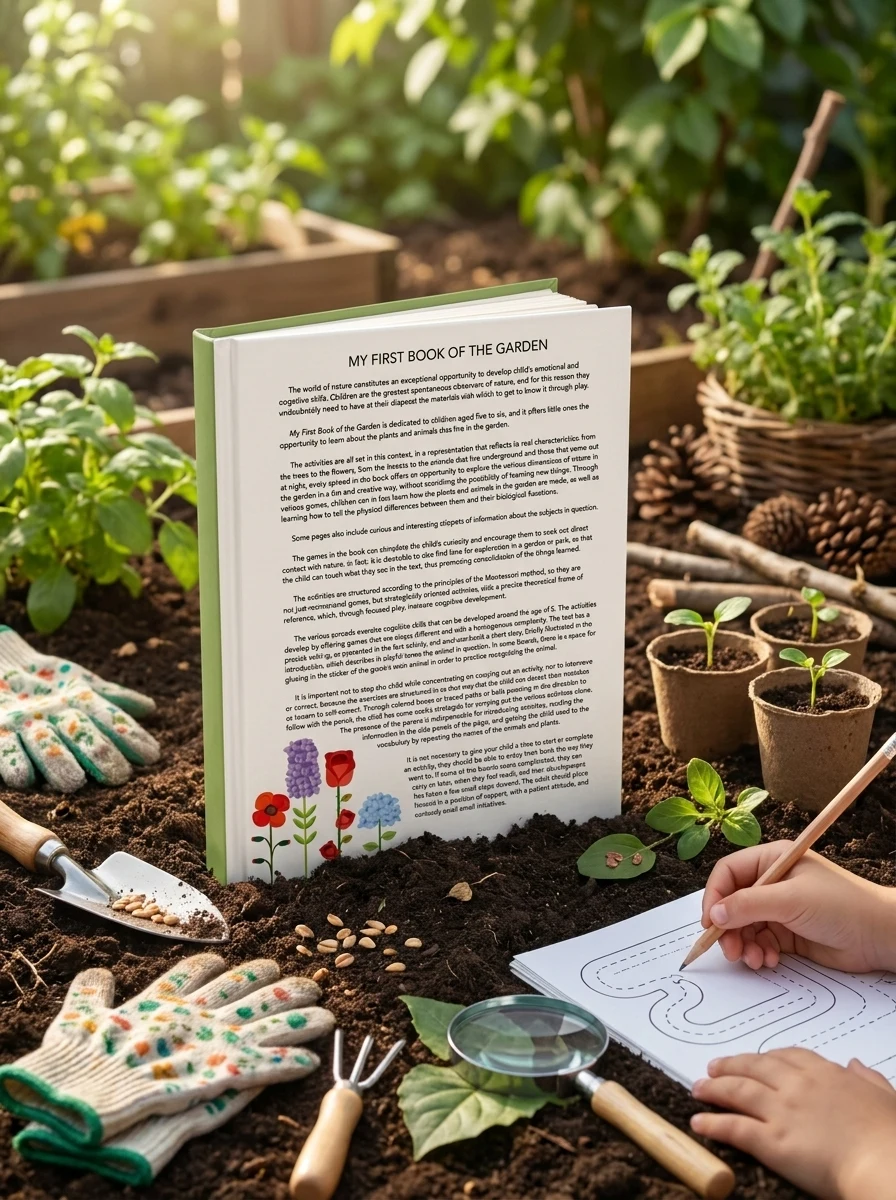 My First Book of the Garden: Montessori Activity Book