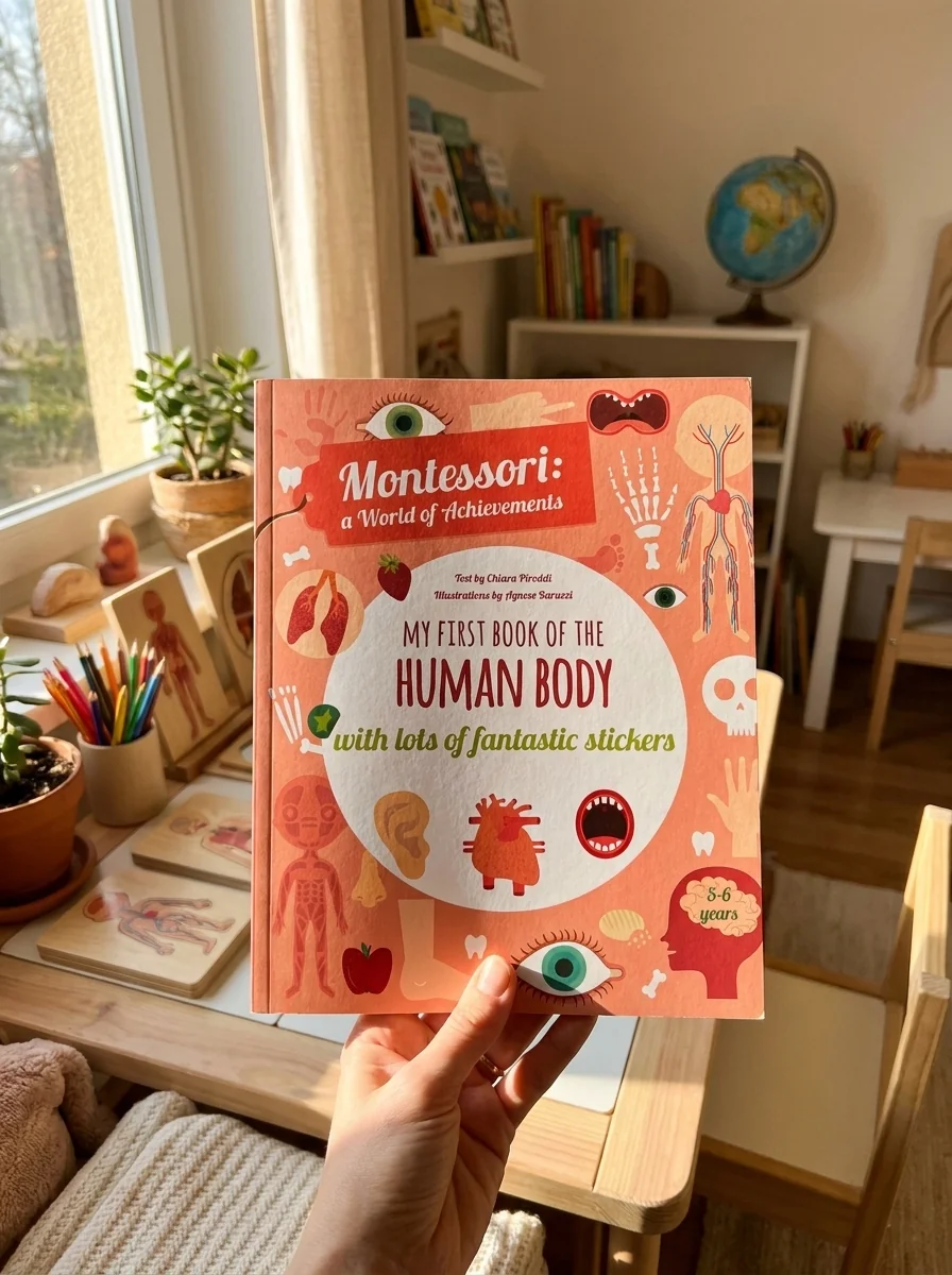 My First Book of the Human Body: Montessori Activity Book — Чіара Піродді, обкладинка