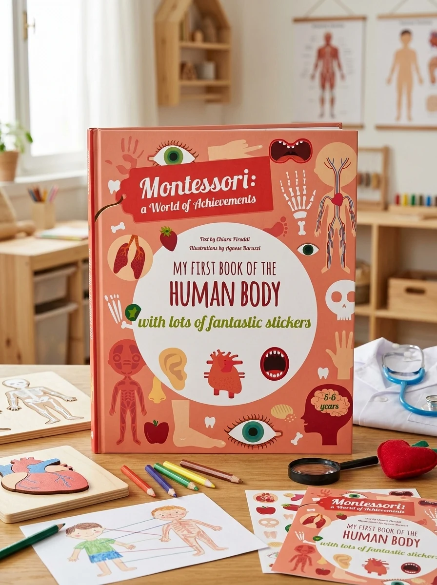 My First Book of the Human Body: Montessori Activity Book — Дитяча література